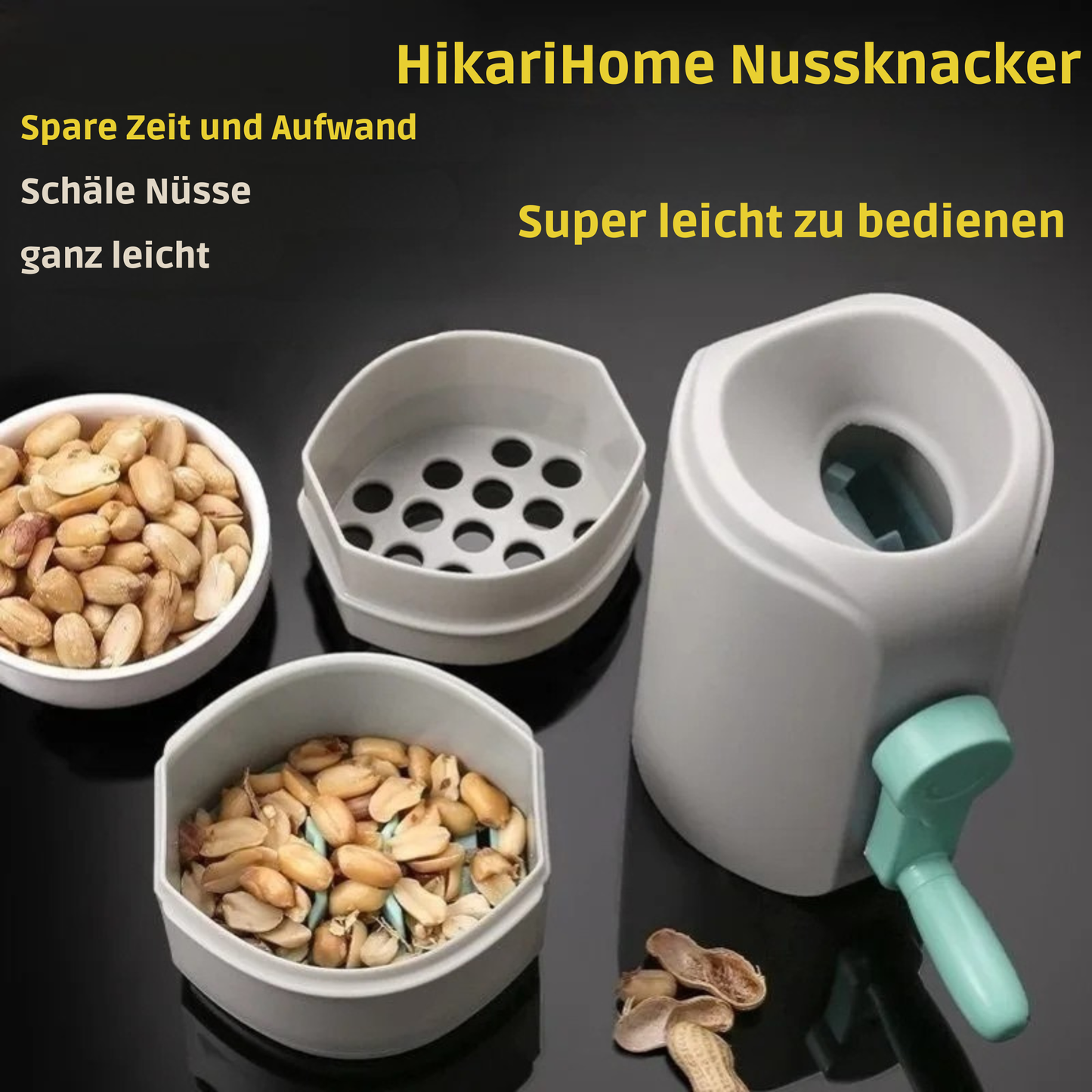 HikariHome Nussknacker – Knackt jede Nuss in Sekunden! 🌰⚡