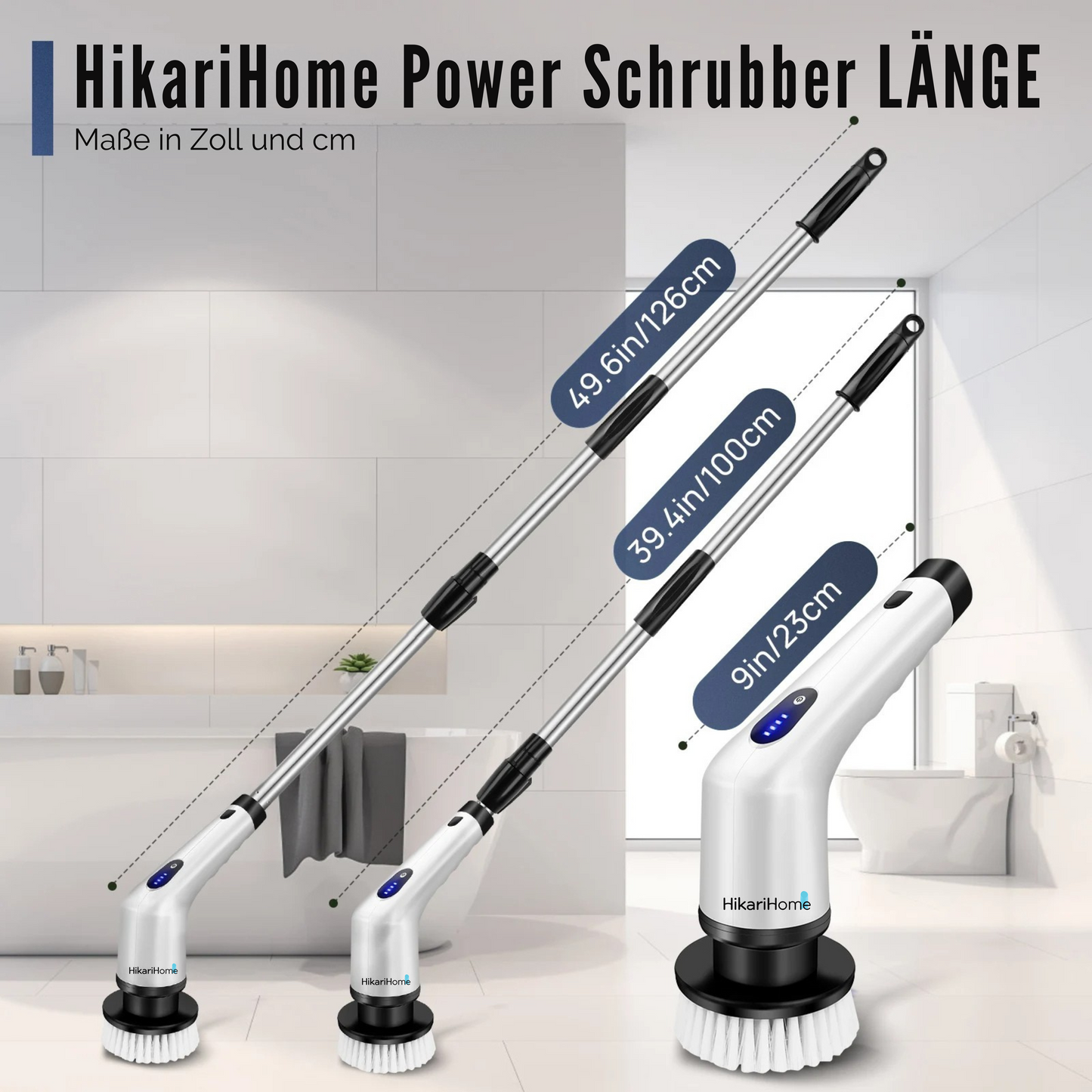 HikariHome Power Schrubber – Mühelos sauber, strahlend rein