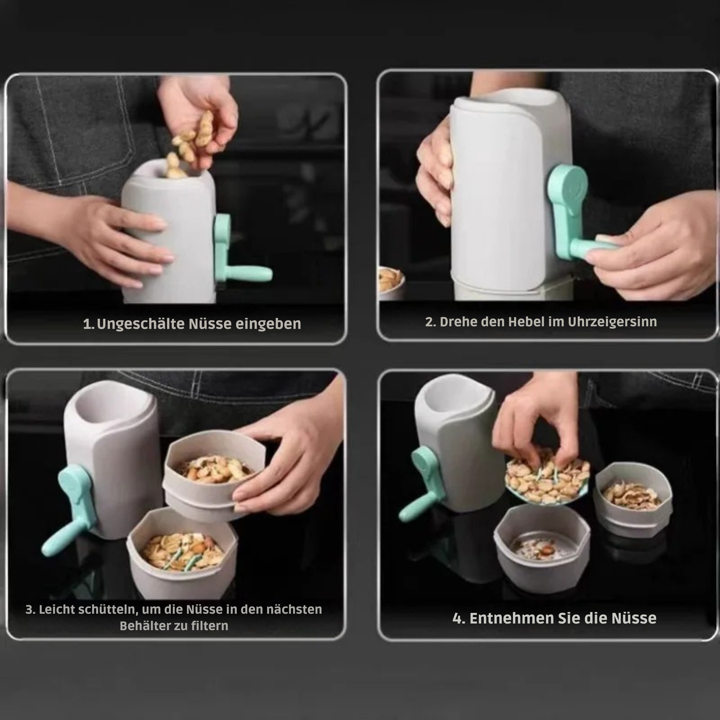 HikariHome Nussknacker – Knackt jede Nuss in Sekunden! 🌰⚡